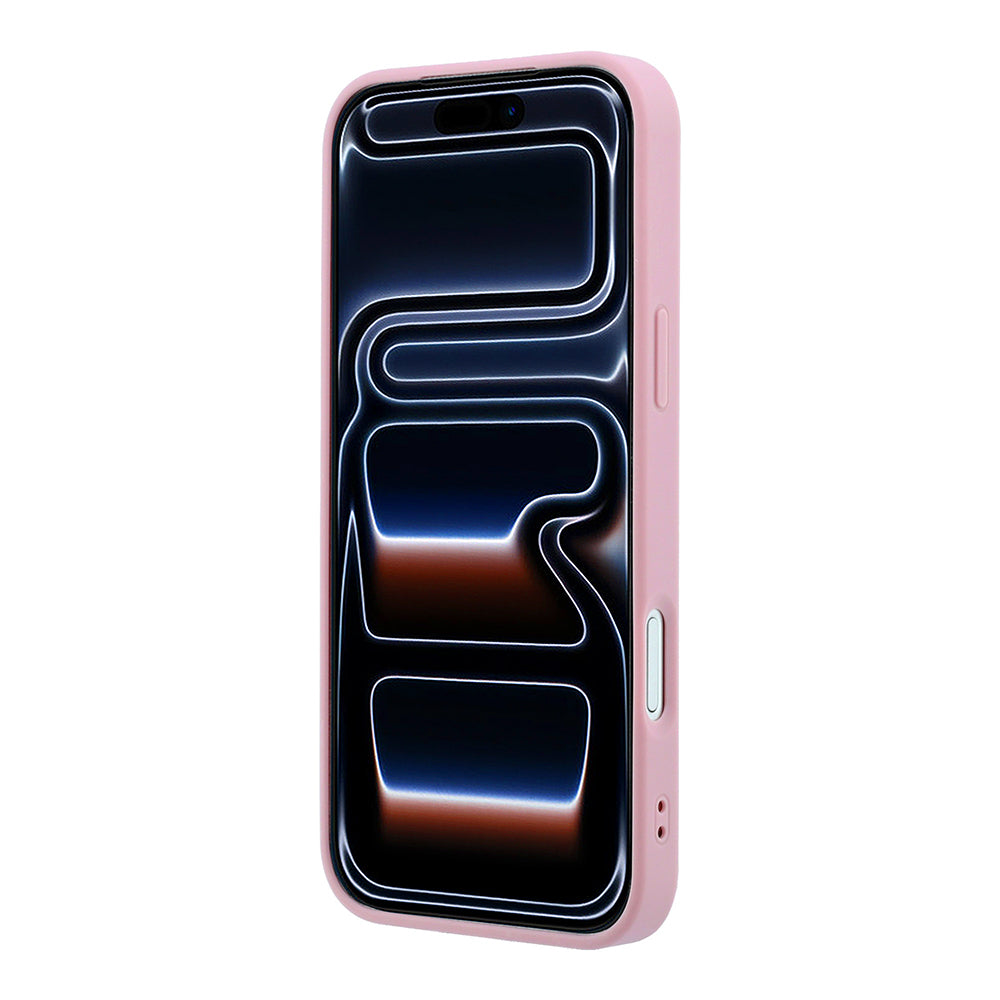 Capa para Apple iPhone 18 Pro / 17 Pro, Guess, Fixed Glitter Big 4G, Rosa