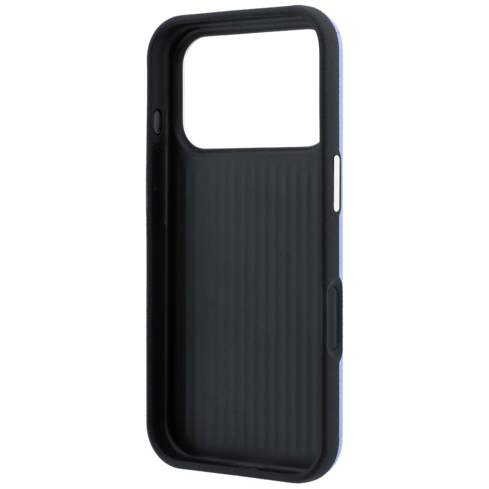 Capa para Apple iPhone 18 Pro / 17 Pro, Guess, Logo Grande em Resina Granulada, Azul