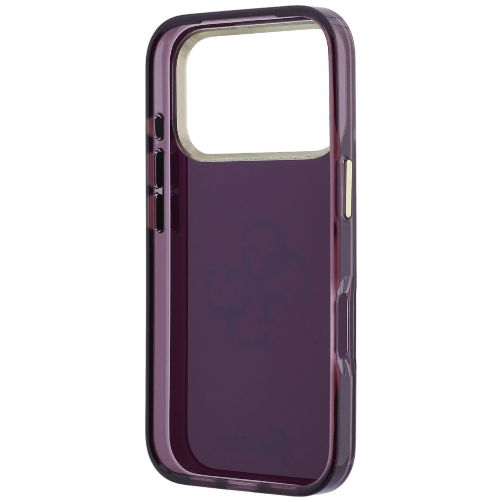 Capa para Apple iPhone 18 Pro / 17 Pro, Guess, IML 4G Metal Script, Vinho