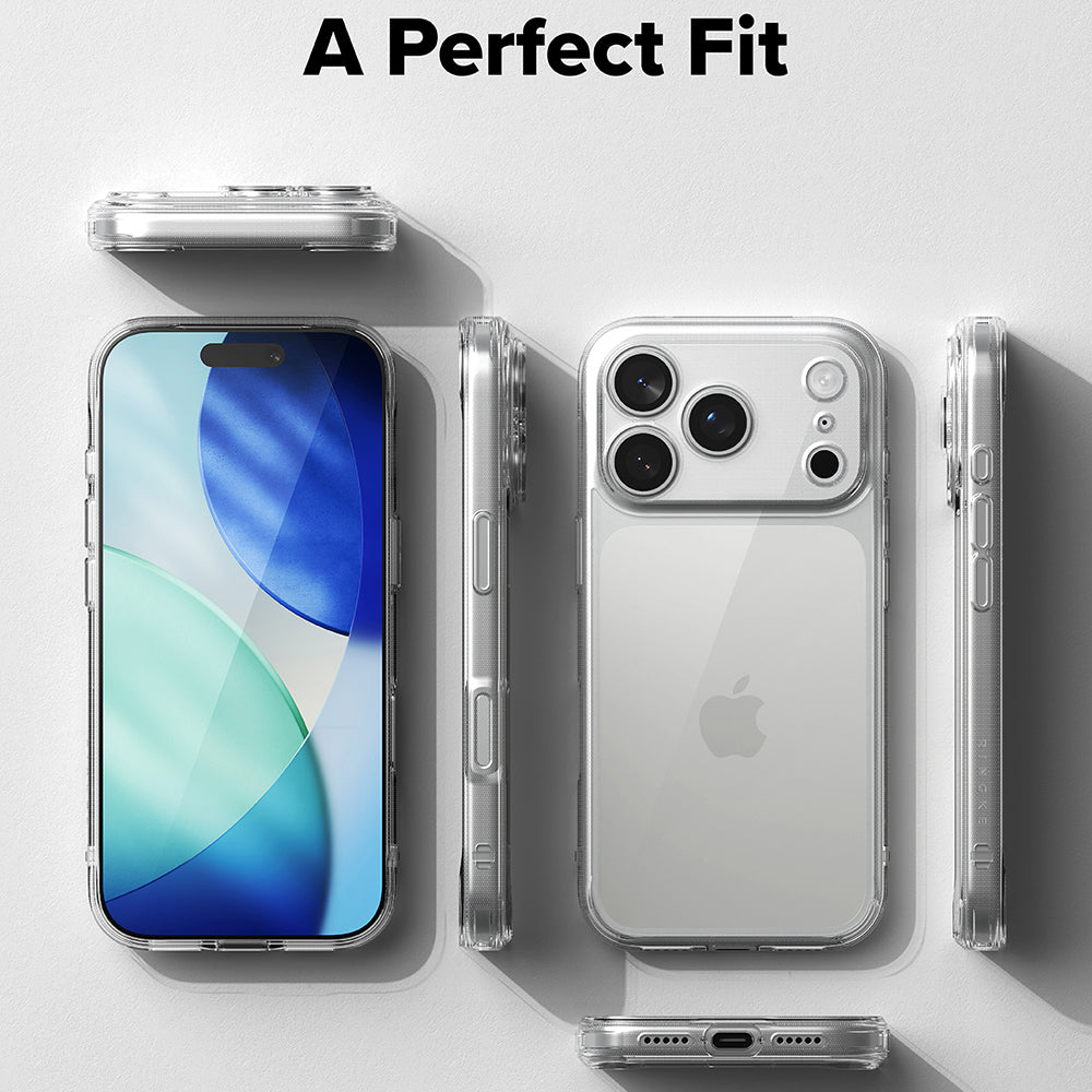 Capa para Apple iPhone 18 Pro / 17 Pro, Ringke, Fusion, Transparente
