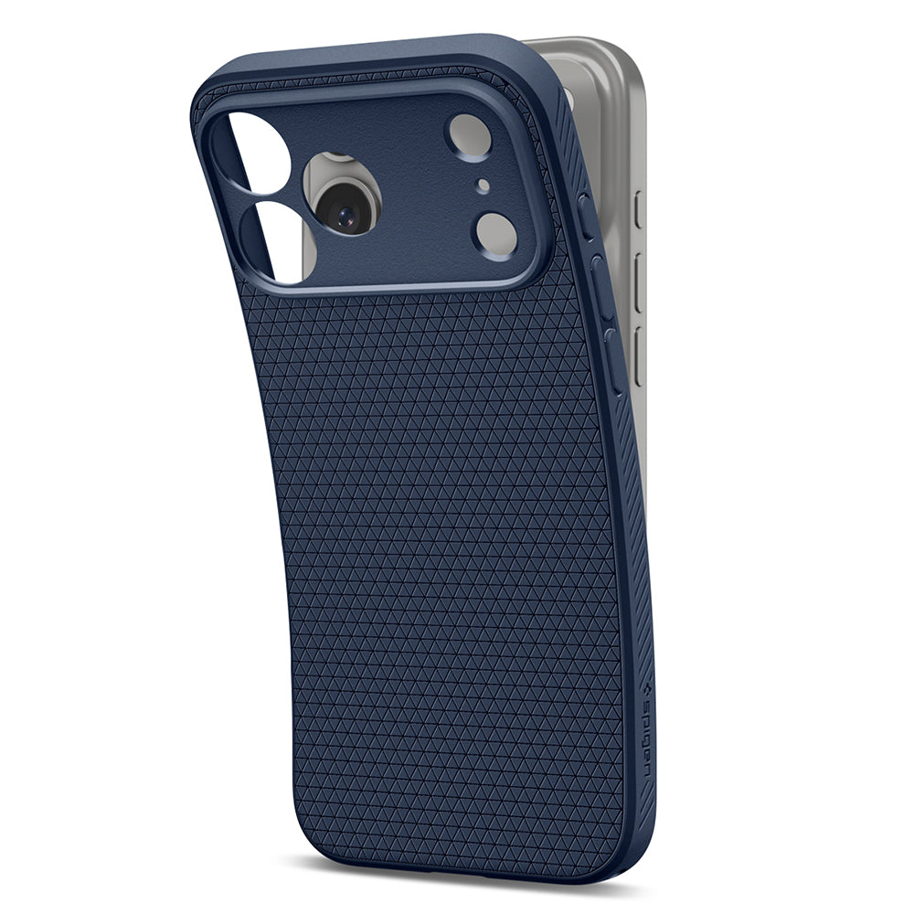 Capa para Apple iPhone 18 Pro / 17 Pro, Spigen, Liquid Air, Azul Marinho ACS12150