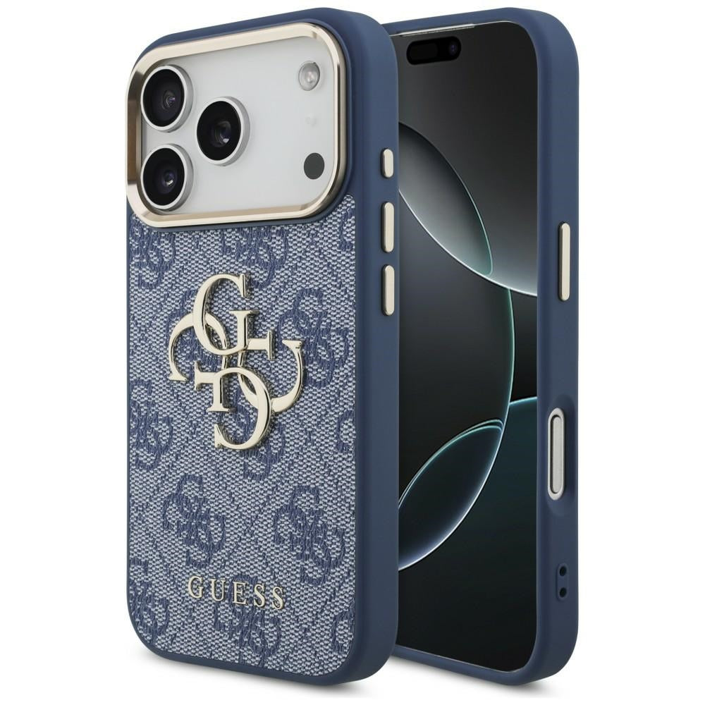 Capa para Apple iPhone 18 Pro Max / 17 Pro Max, Guess, 4G Big Classic Logo, Azul