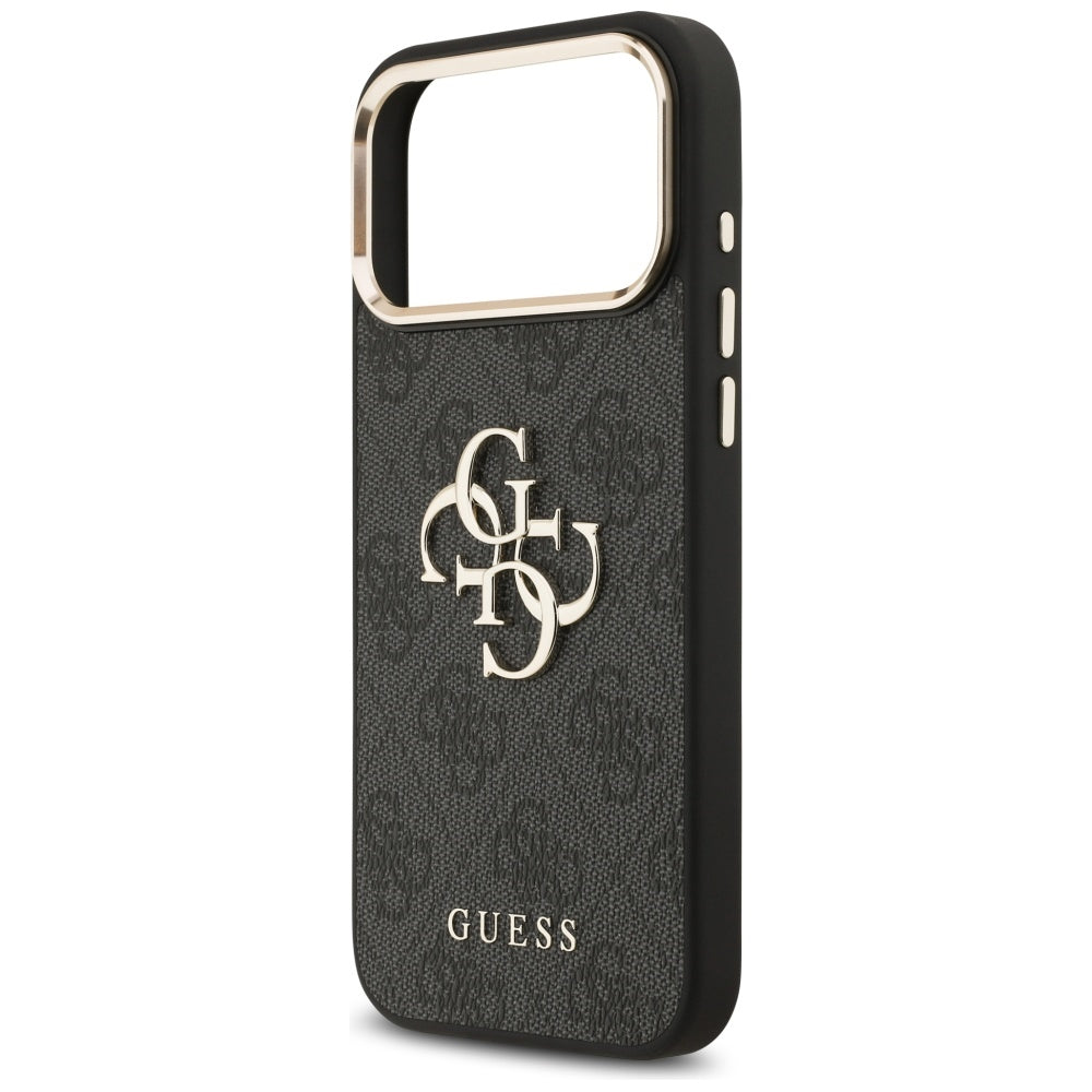 Capa para Apple iPhone 18 Pro Max / 17 Pro Max, Guess, 4G Big Classic Logo, Preta