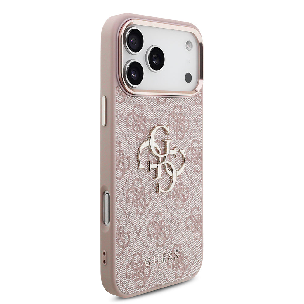 Capa para Apple iPhone 18 Pro Max / 17 Pro Max, Guess, 4G Big Classic Logo, Rosa