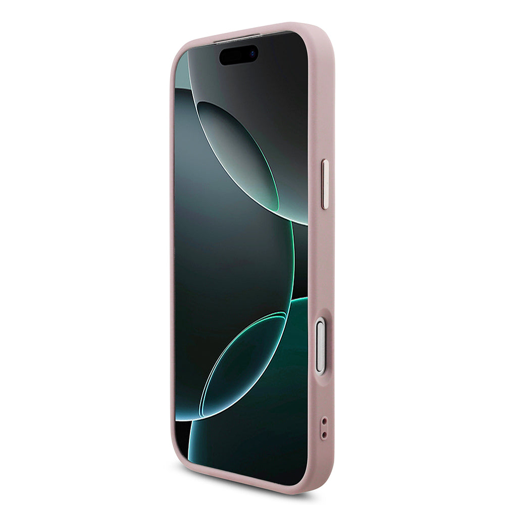 Capa para Apple iPhone 18 Pro Max / 17 Pro Max, Guess, 4G Big Classic Logo, Rosa
