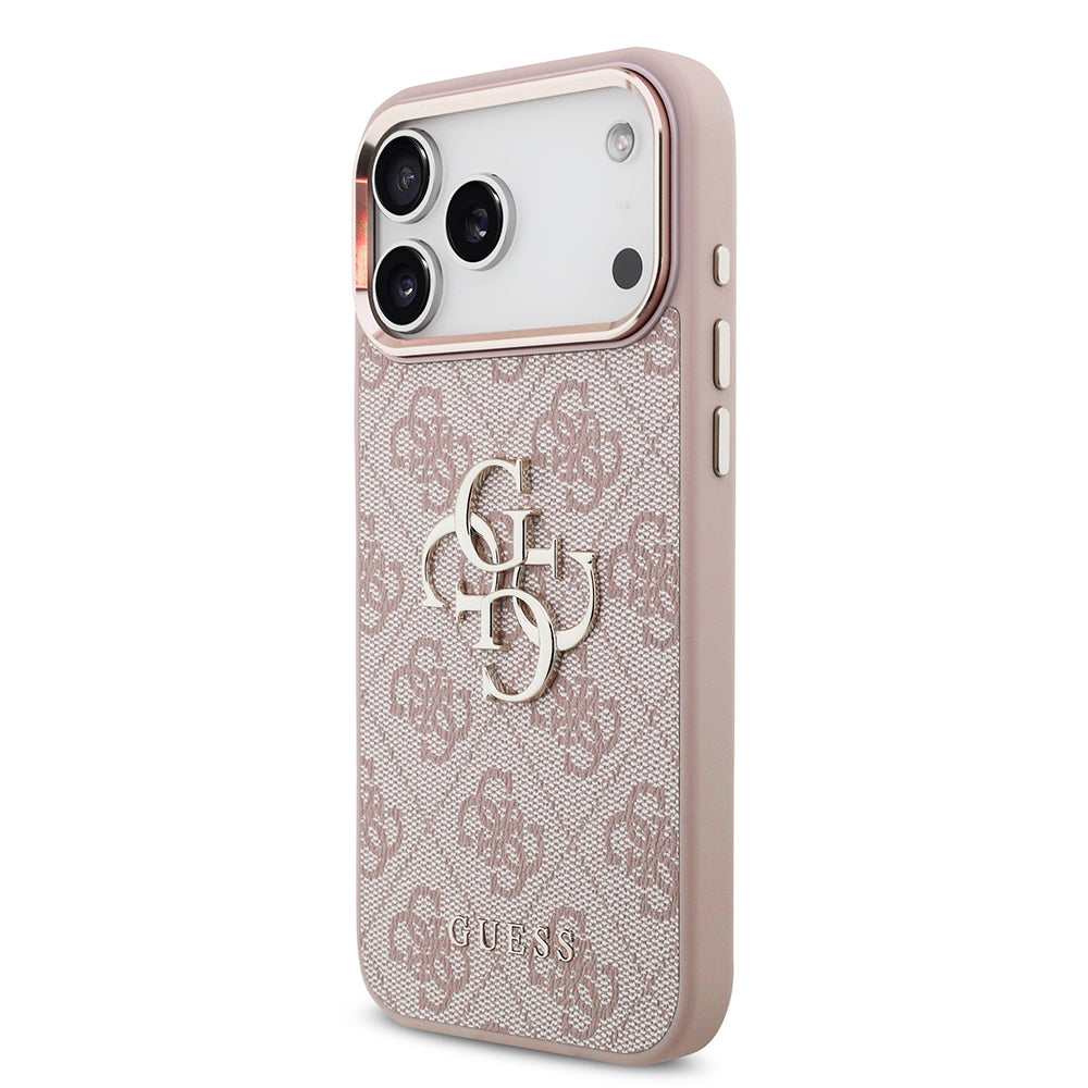 Capa para Apple iPhone 18 Pro Max / 17 Pro Max, Guess, 4G Big Classic Logo, Rosa