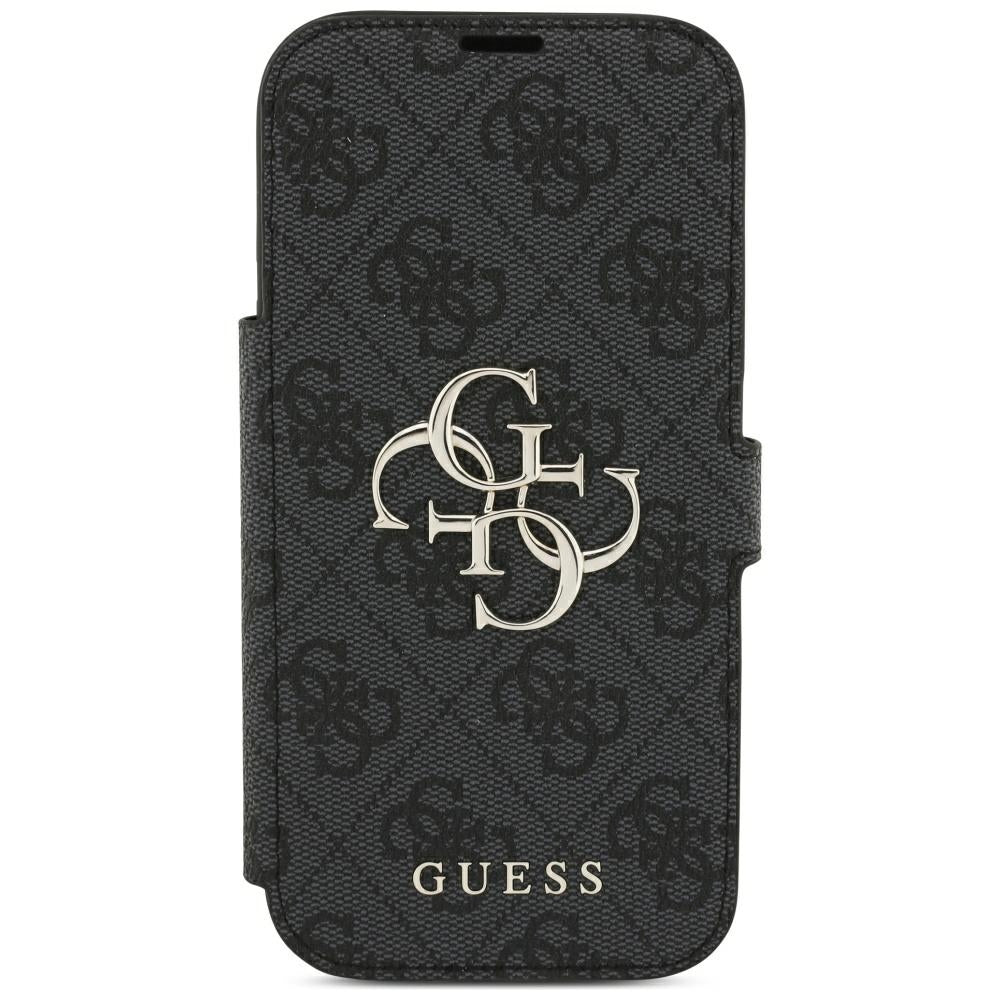 Capa para Apple iPhone 18 Pro Max / 17 Pro Max, Guess, Logótipo Metálico 4G, Preta