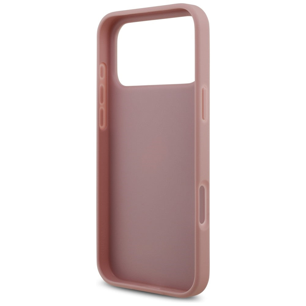 Capa para Apple iPhone 18 Pro Max / 17 Pro Max, Guess, Fixed Glitter Big 4G, Rosa