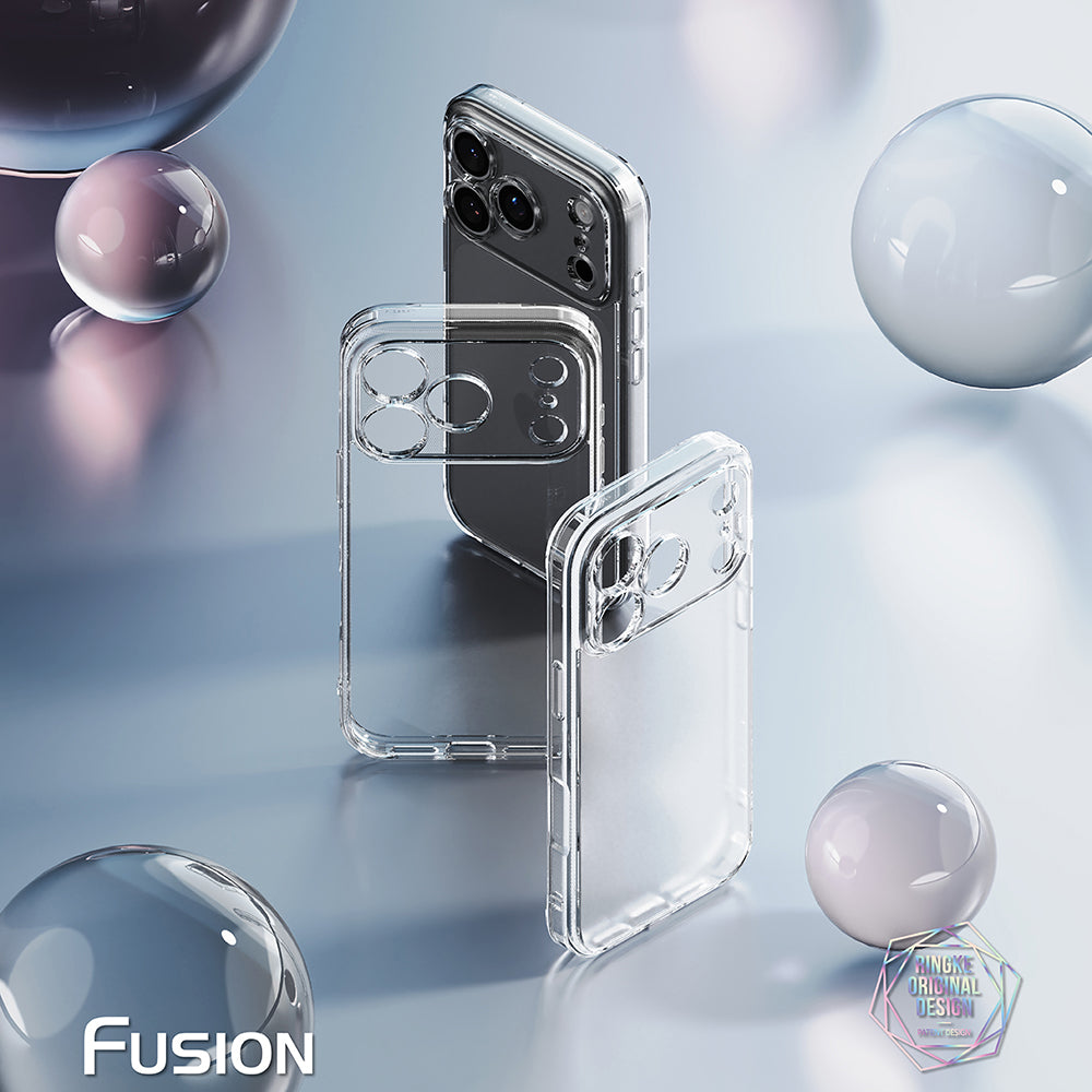Capa para Apple iPhone 18 Pro Max / 17 Pro Max, Ringke, Fusion, Transparente