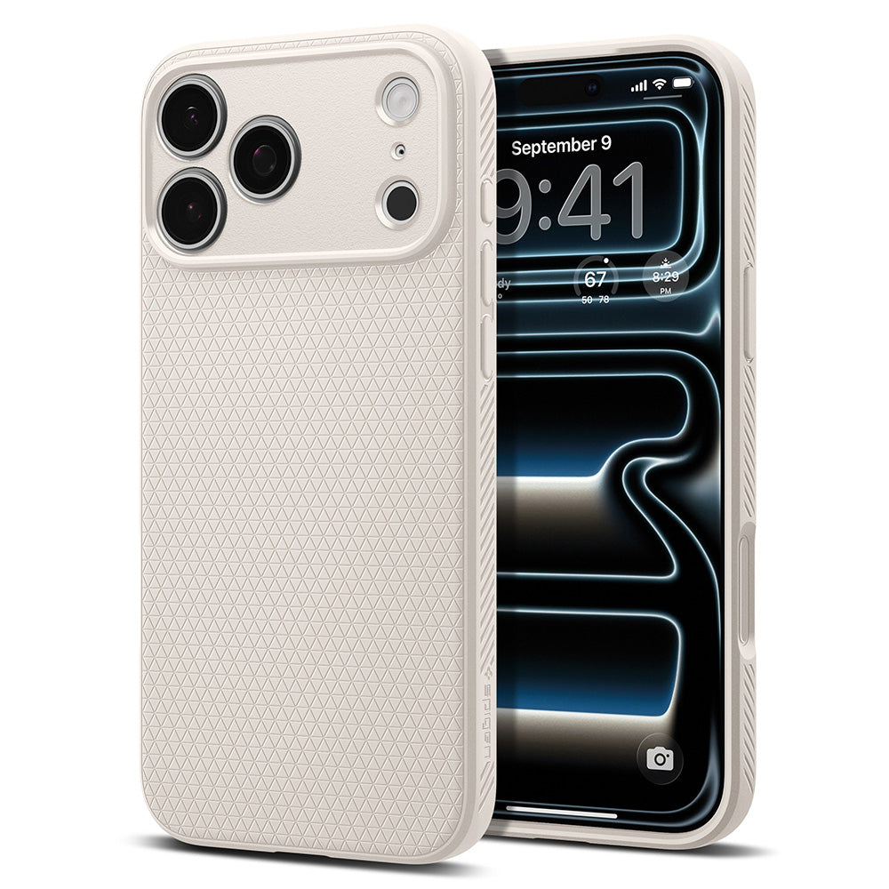 Capa para Apple iPhone 18 Pro Max / 17 Pro Max, Spigen, Liquid Air, Bege ACS12114