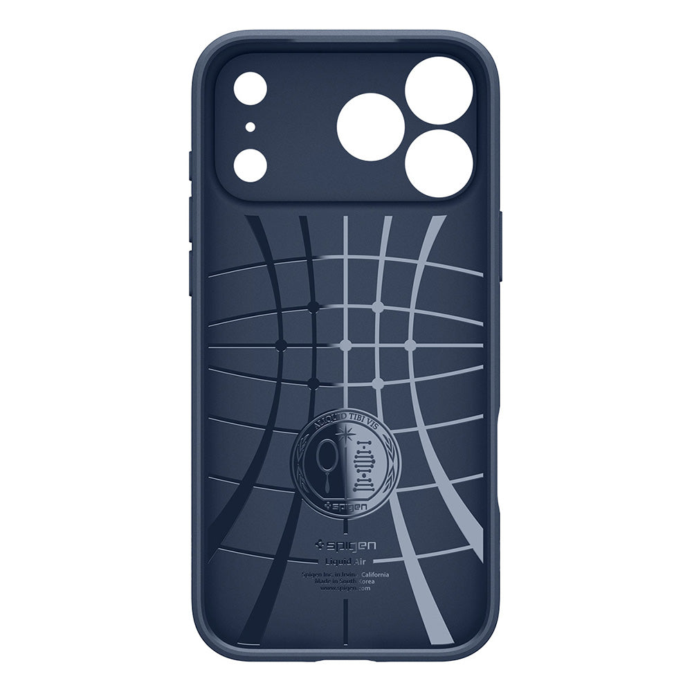 Capa para Apple iPhone 18 Pro Max / 17 Pro Max, Spigen, Liquid Air, Azul Marinho ACS12112