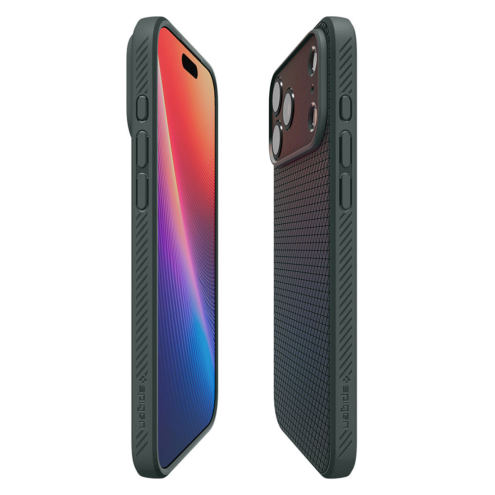 Capa para Apple iPhone 18 Pro Max / 17 Pro Max, Spigen, Liquid Air, Verde ACS12113