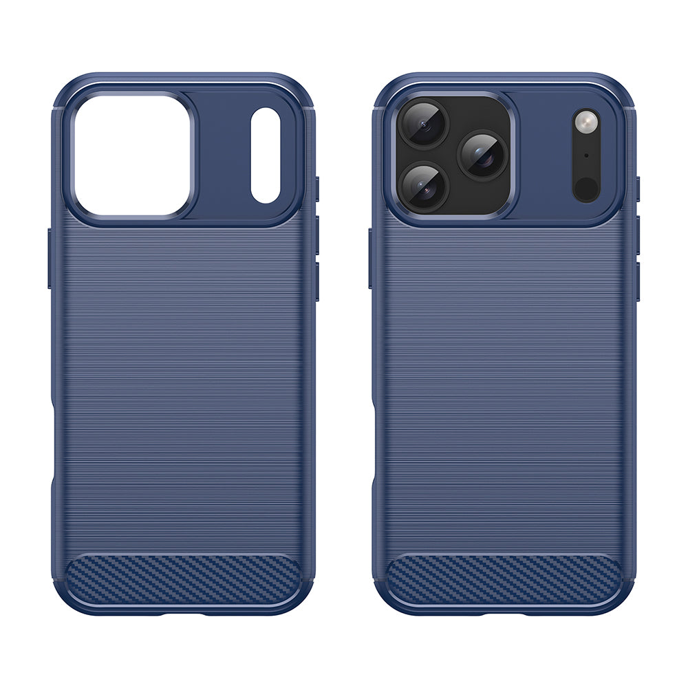Capa para Apple iPhone 18 Pro Max / 17 Pro Max, Techsuit, Carbono, Azul