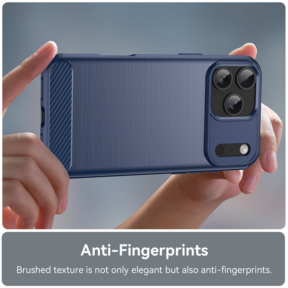 Capa para Apple iPhone 18 Pro Max / 17 Pro Max, Techsuit, Carbono, Azul