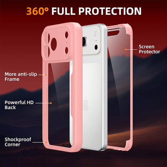Capa para Apple iPhone 18 Pro Max / 17 Pro Max, Techsuit, ColorVerse 360, Rosa