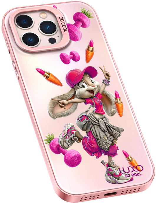 Capa para Apple iPhone 16 Plus, LUXO So CooL, ArcadiA Rabbit, Multicolor