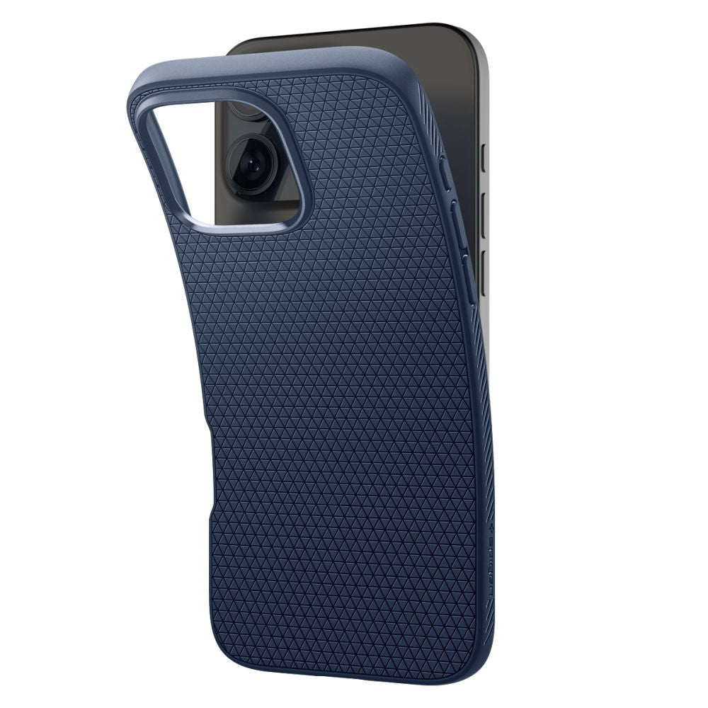 Capa para Apple iPhone 16 Pro Max, Spigen, Liquid Air, Azul ACS07989