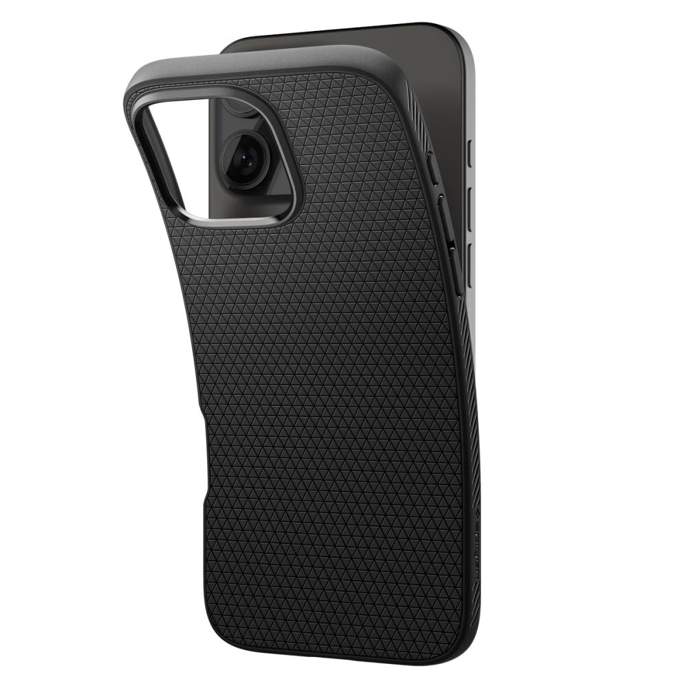 Capa para Apple iPhone 16 Pro, Spigen, Liquid Air, Preta Fosca ACS08117