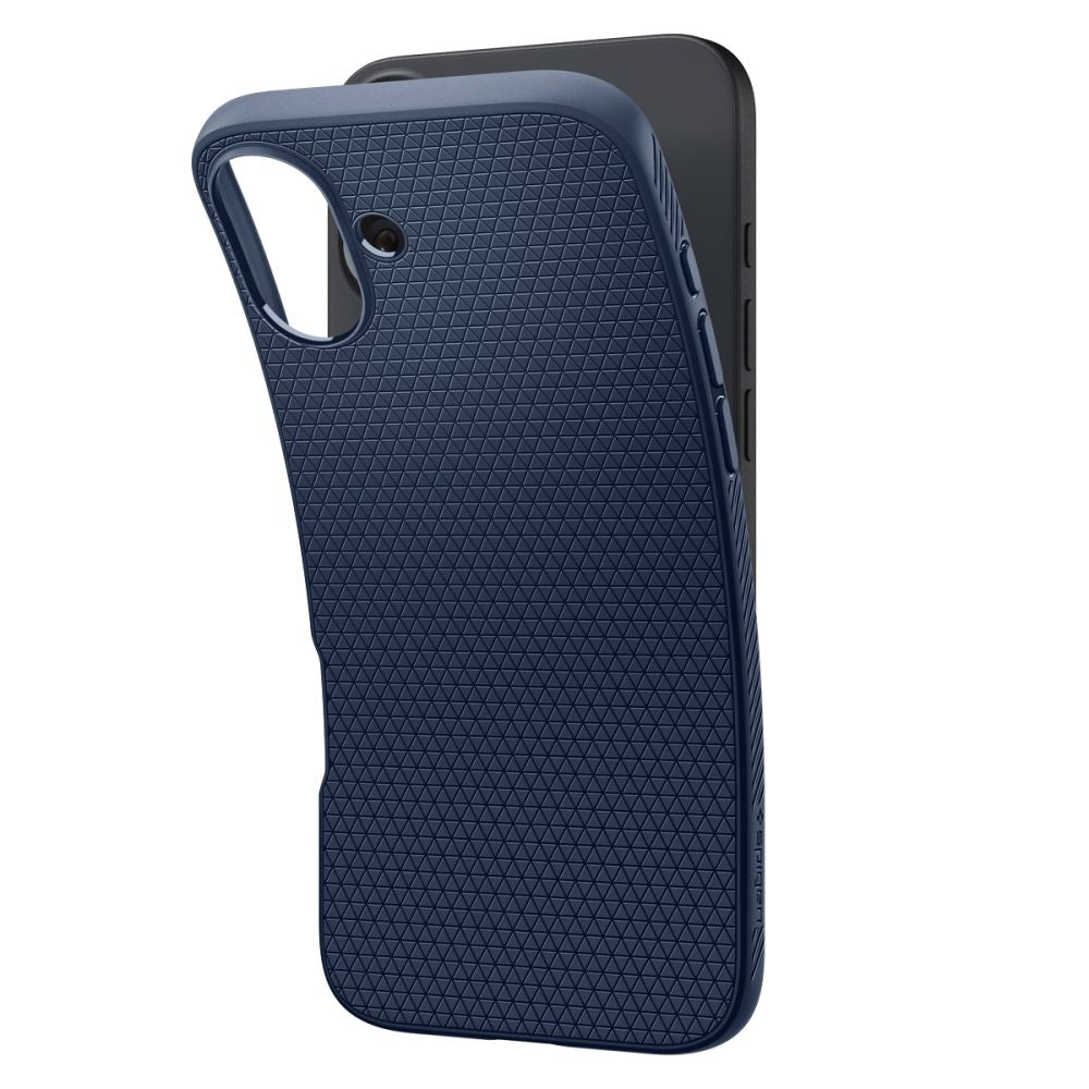 Capa para Apple iPhone 16, Spigen, Liquid Air, Azul ACS08195