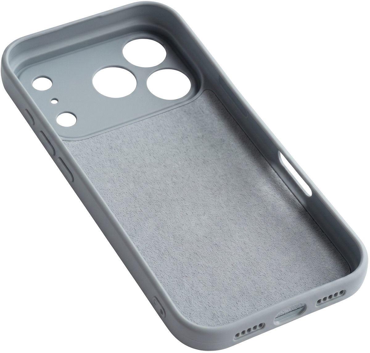 Capa para Apple iPhone 17 Pro, OEM, Silicone, Cinzento