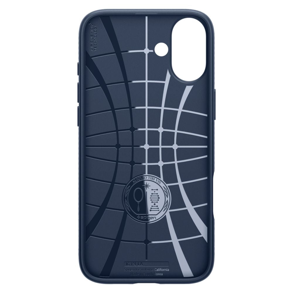 Capa para Apple iPhone 16, Spigen, Liquid Air, Azul ACS08195