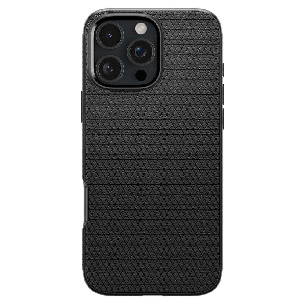 Capa para Apple iPhone 16 Pro, Spigen, Liquid Air, Preta Fosca ACS08117
