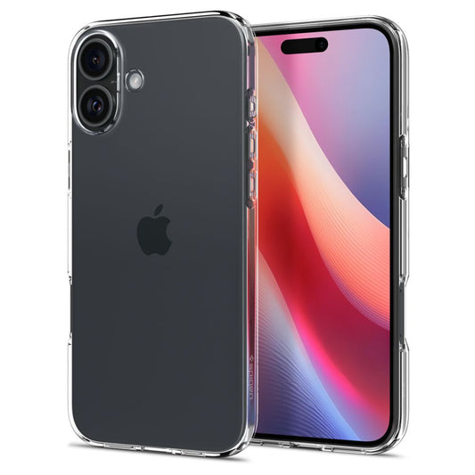 Capa para Apple iPhone 16, Spigen, Cristal líquido, Transparente ACS08190