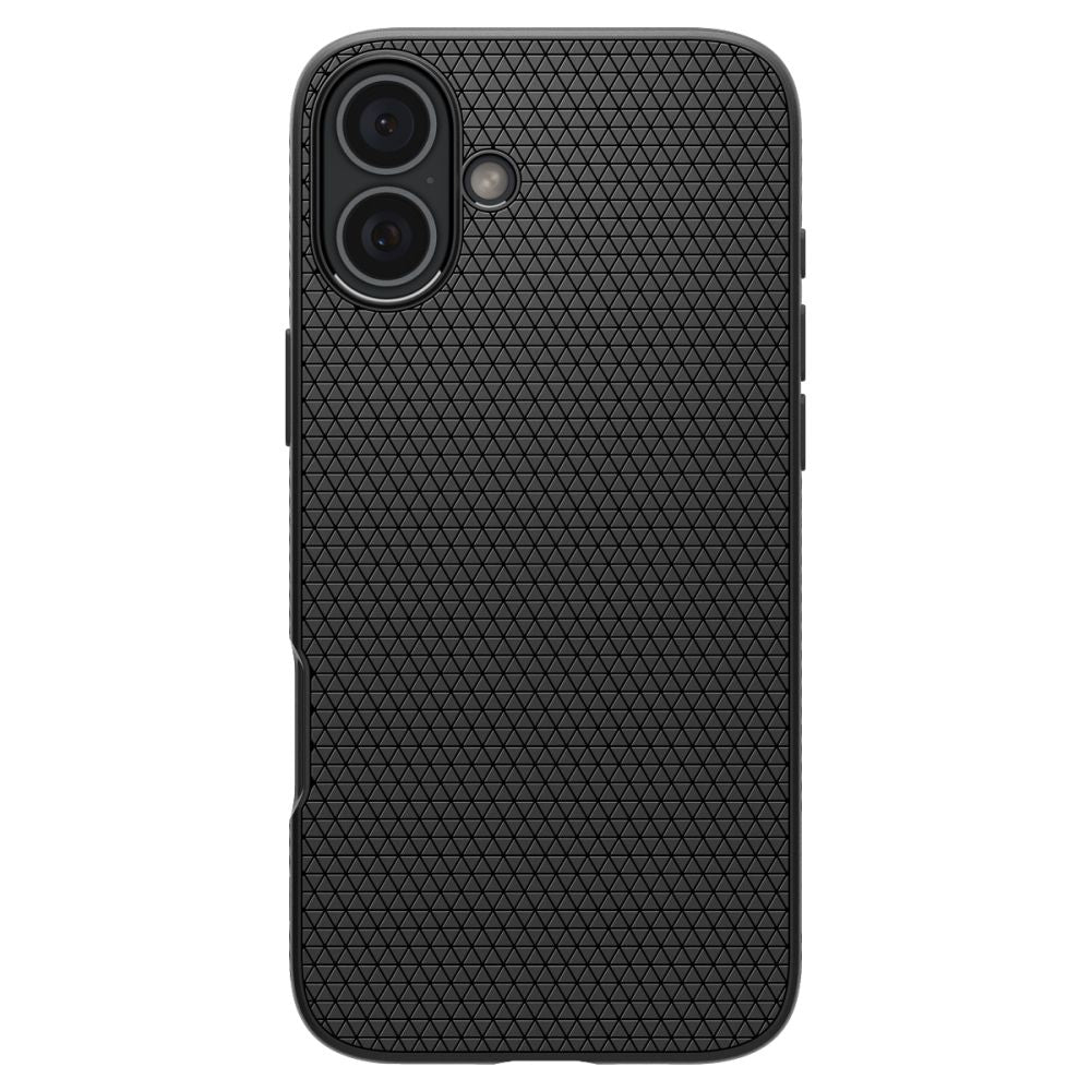 Capa para Apple iPhone 16, Spigen, Liquid Air, Preta Mate ACS08194