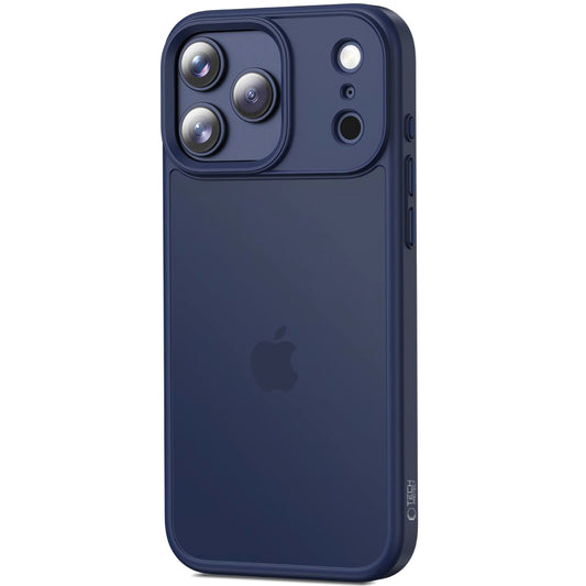 Capa para Apple iPhone 17 Pro Max, Tech-Protect, Magmat, Azul Marinho Fosco