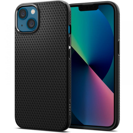 Capa para Apple iPhone 13, Spigen, Liquid Air, Preto