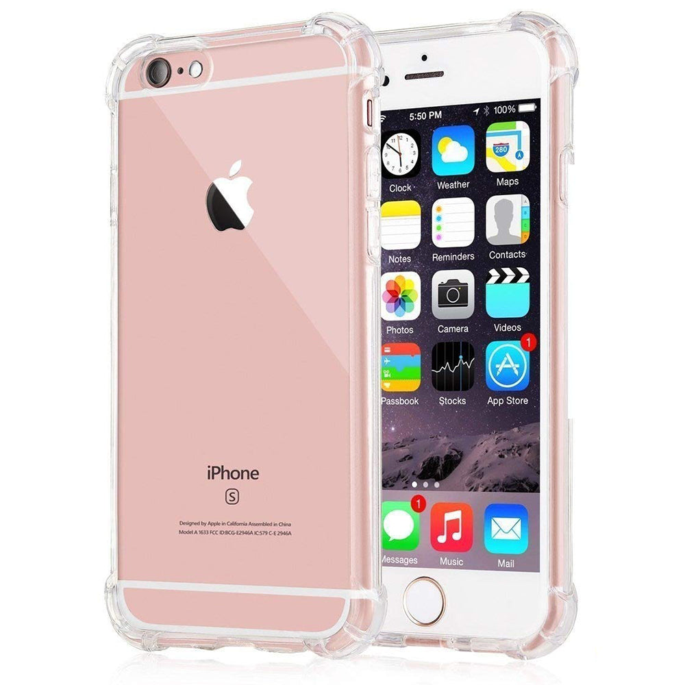 Capa para Apple iPhone SE (2016) / 5 / 5s, Techsuit, Transparente à Prova de Choques