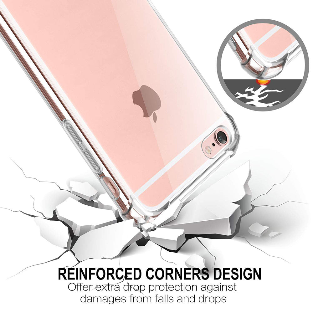 Capa para Apple iPhone SE (2016) / 5 / 5s, Techsuit, Transparente à Prova de Choques