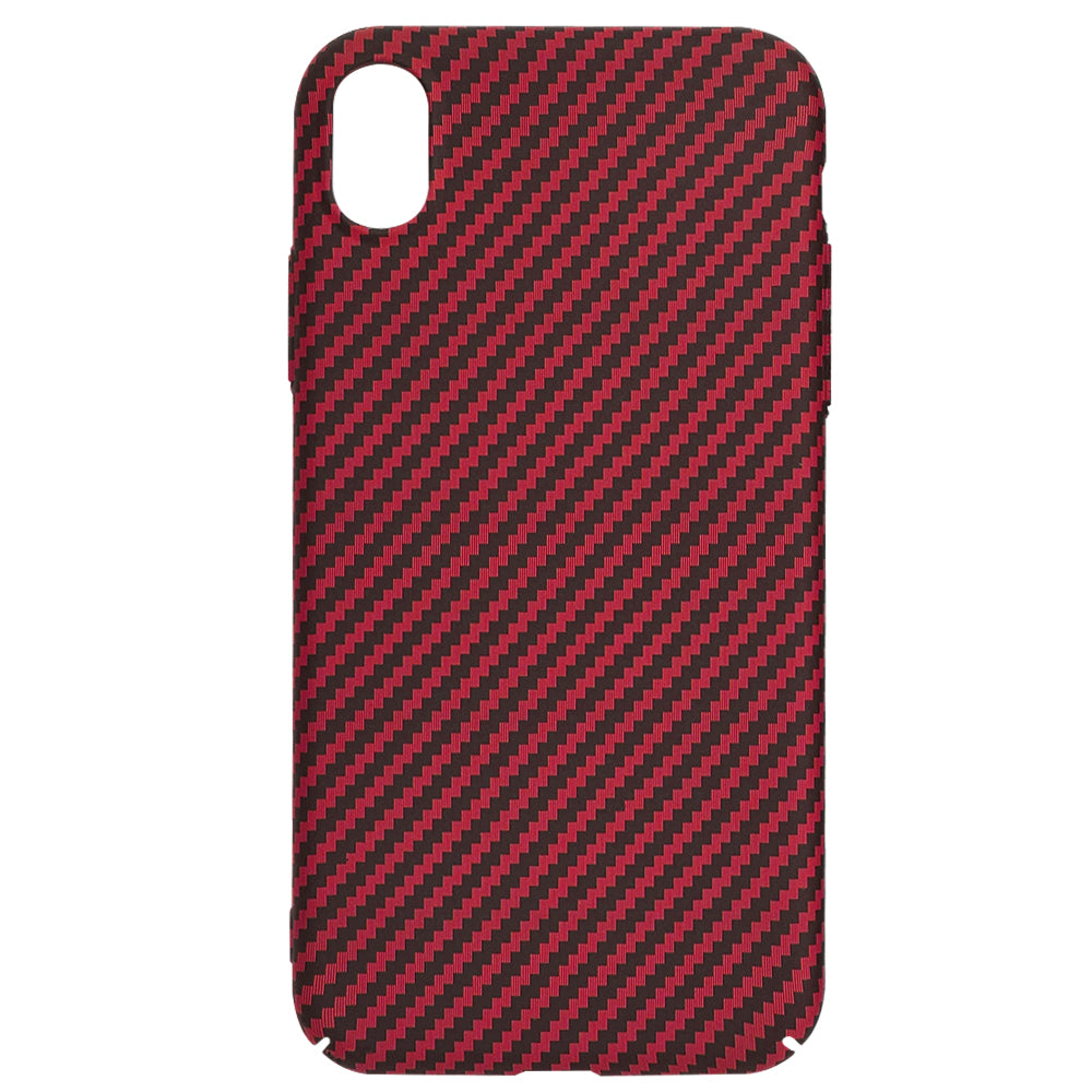 Capa para Apple iPhone XR, Techsuit, Carbonite FiberShell, Vermelha