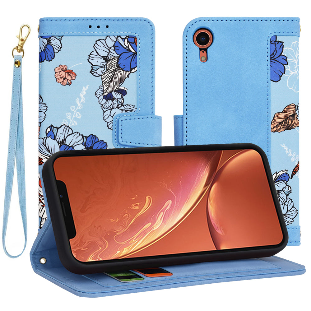 Capa para Apple iPhone XR, Techsuit, FlipCraft, Azul
