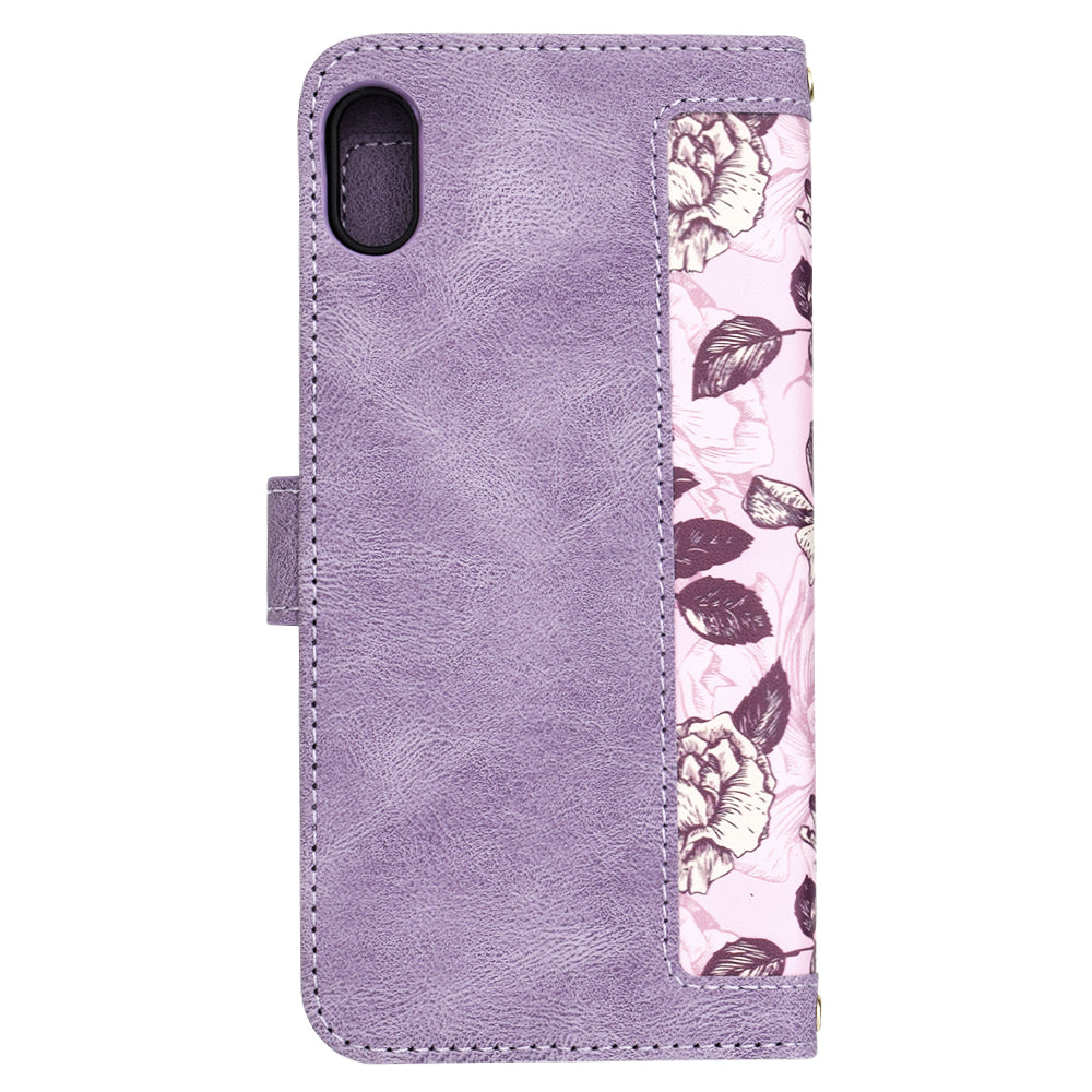 Capa para Apple iPhone XS Max, Techsuit, FlipCraft, Roxo