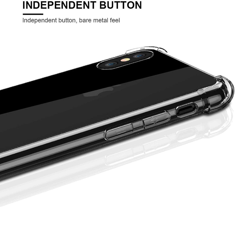 Capa para Apple iPhone XS Max, Techsuit, Shockproof Clear, Transparente
