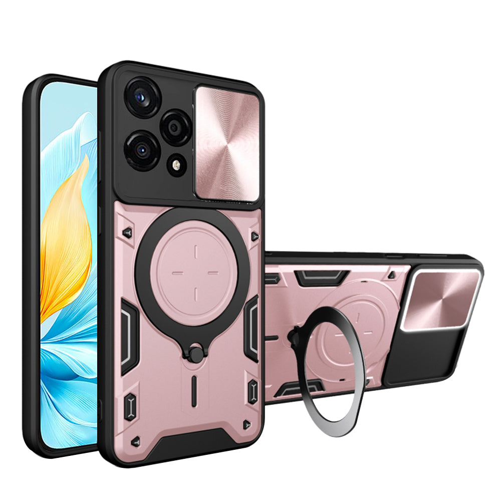 Capa para Honor 200 Lite, Techsuit, CamGuard Pro, Rosa Dourado