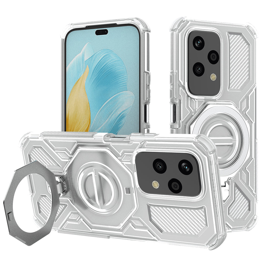 Capa para Honor 200 Lite, Techsuit, Carbon Shield Pro, Branca