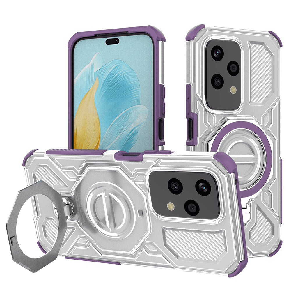 Capa para Honor 200 Lite, Techsuit, Carbon Shield Pro, Roxo