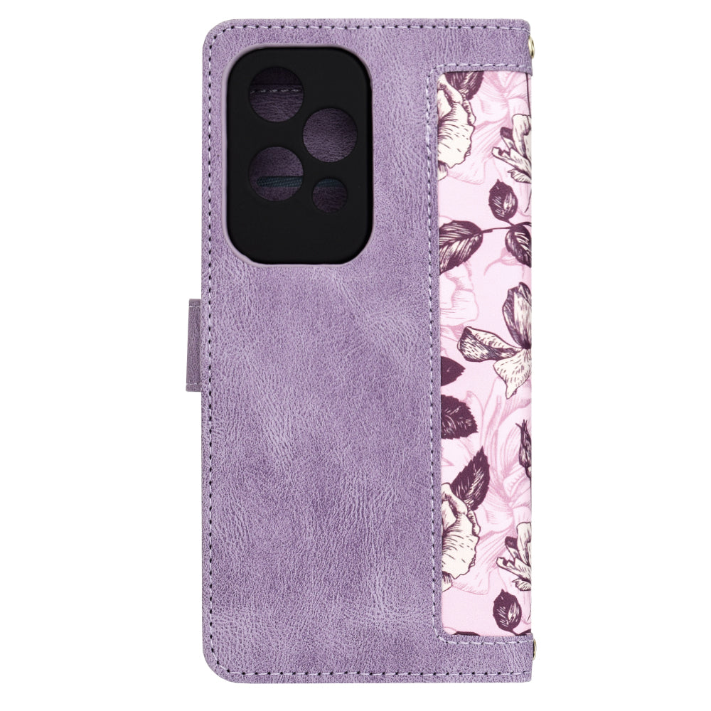 Capa para Honor 200 Lite, Techsuit, FlipCraft, Roxo