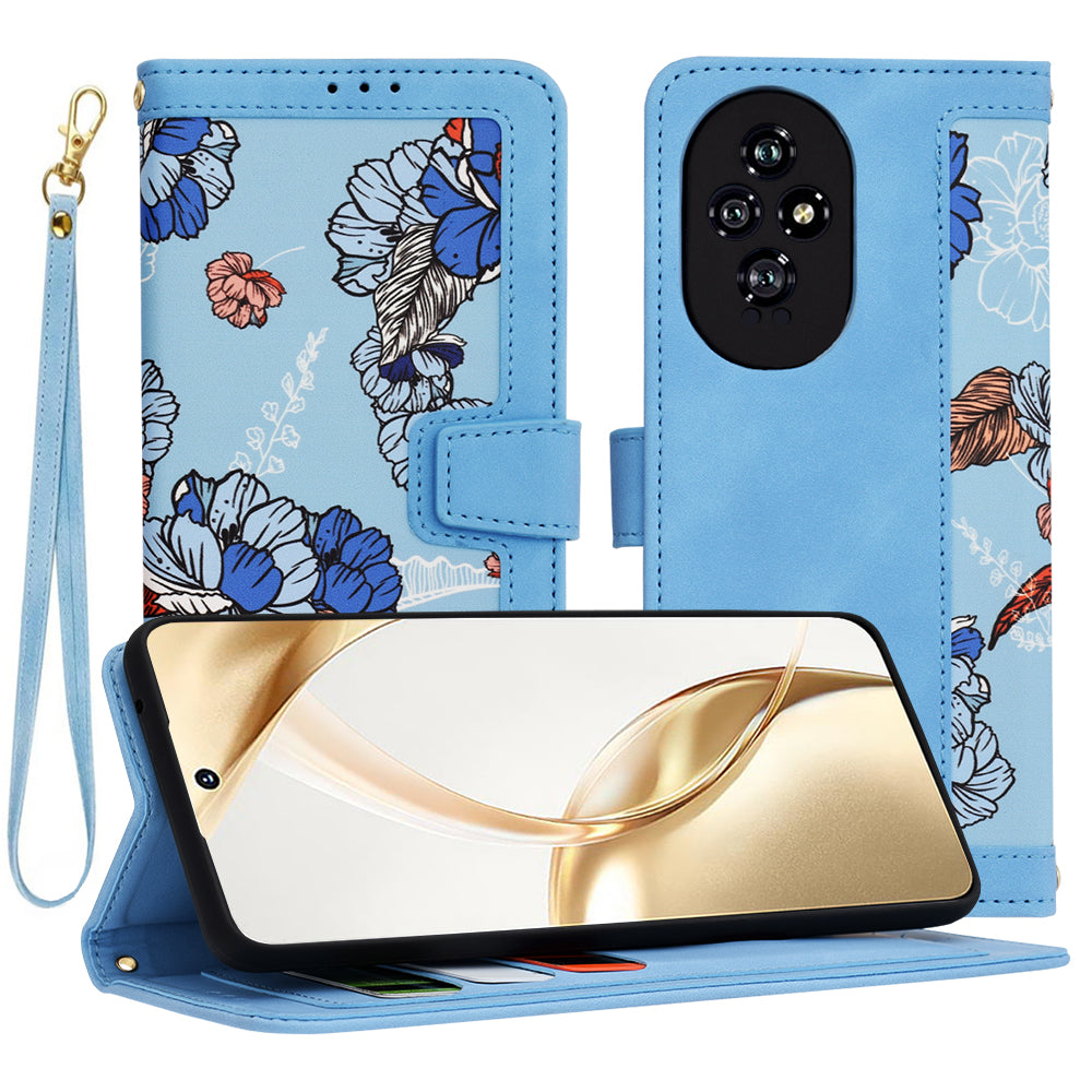 Capa para Honor 200, Techsuit, FlipCraft, Azul