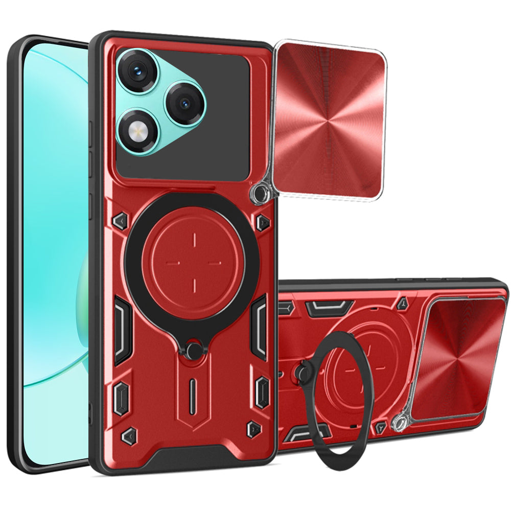 Capa para Honor 400 Lite, Techsuit, CamGuard Pro, Vermelha