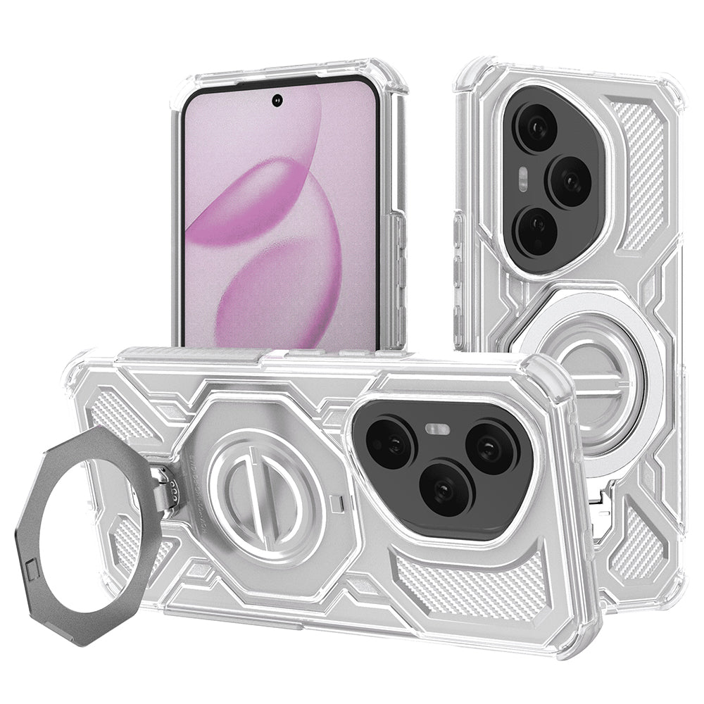 Capa para Honor 400 Pro, Techsuit, Carbon Shield Pro, Branco