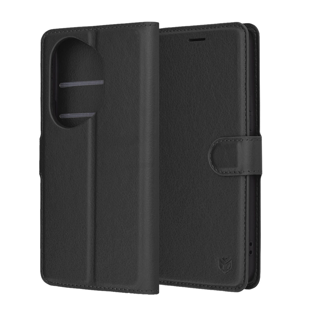 Capa para Honor 400 Pro, Techsuit, Leather Folio, Preta
