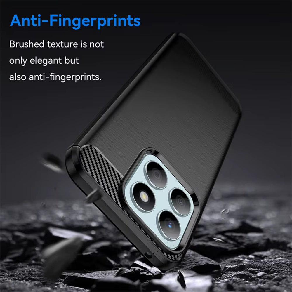 Capa para Honor 400 Smart 4G / X7d 4G / 400 Smart 5G, Techsuit, Carbono, Preta