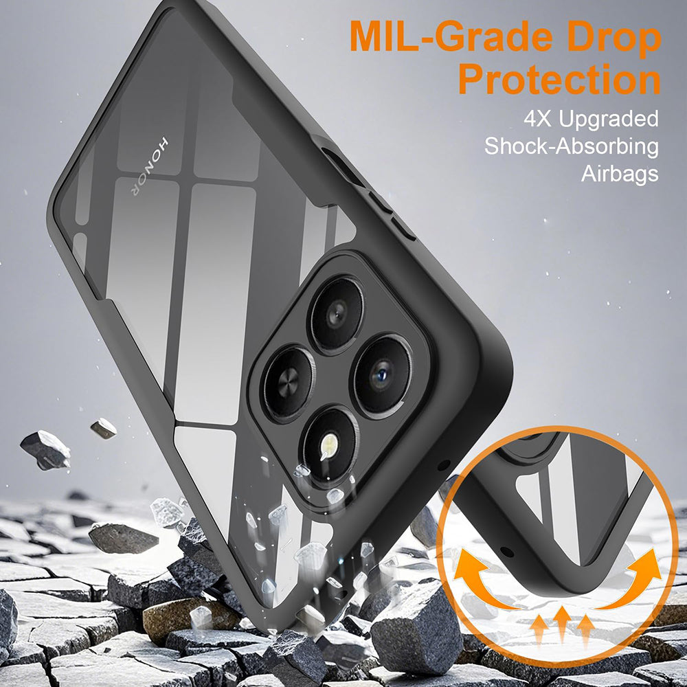 Capa para Honor 400 Smart 4G / X7d 4G / 400 Smart 5G, Techsuit, ColorVerse 360, Preta