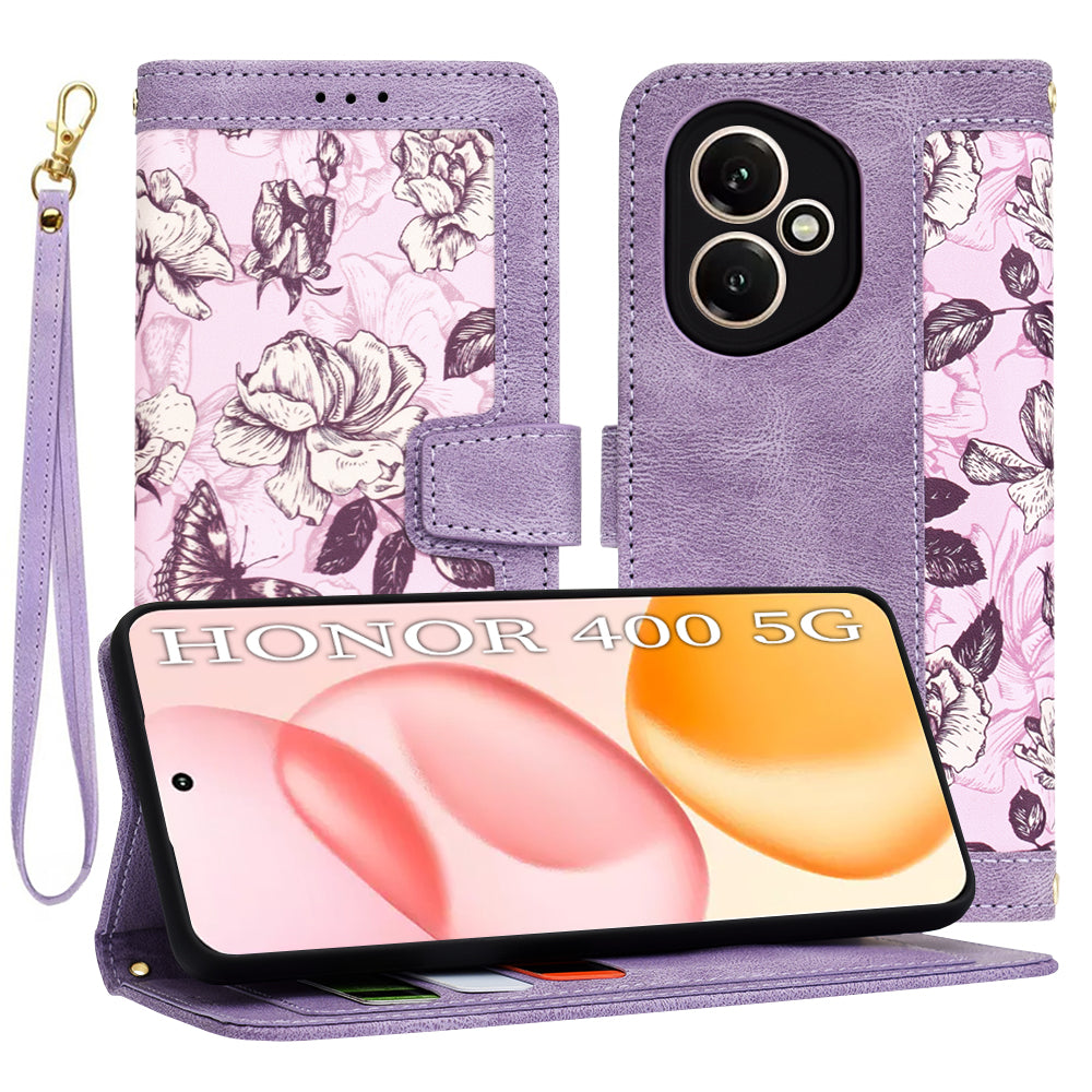 Capa para Honor 400, Techsuit, FlipCraft, Roxo