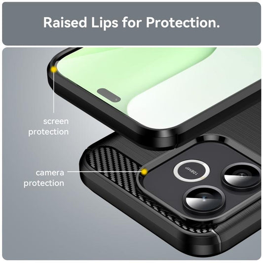 Capa para Honor 600 Lite, Techsuit, Carbono, Preta