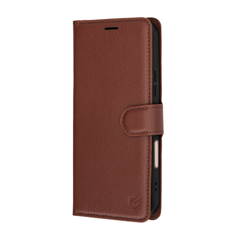 Capa para Honor 600 Lite, Techsuit, Leather Folio, Castanho