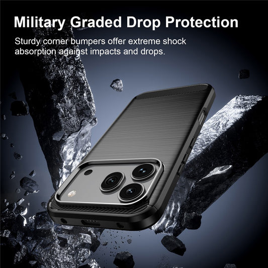 Capa para Honor 600 Pro / 600, Techsuit, Carbono, Preta
